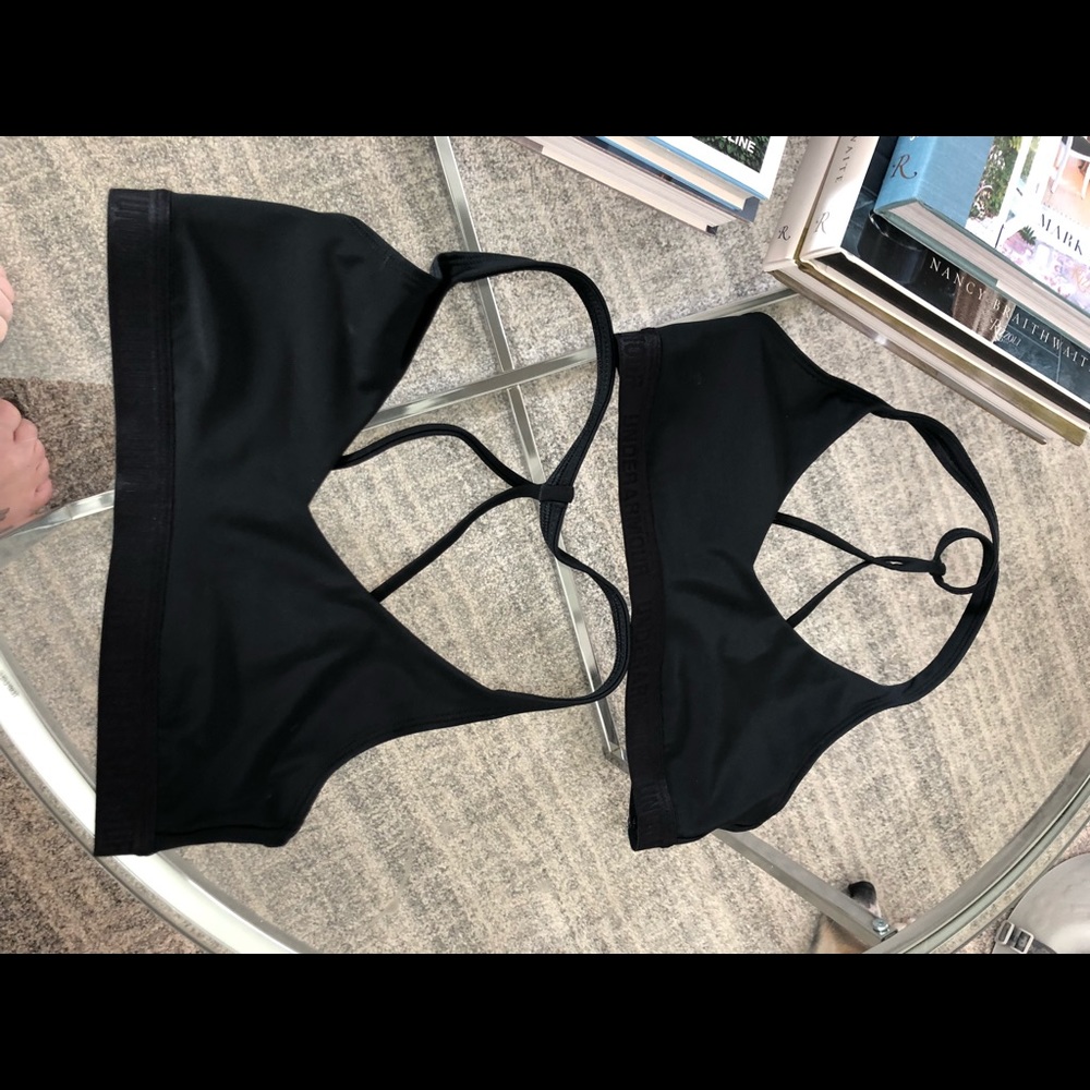 2 Under Armour sports bras
